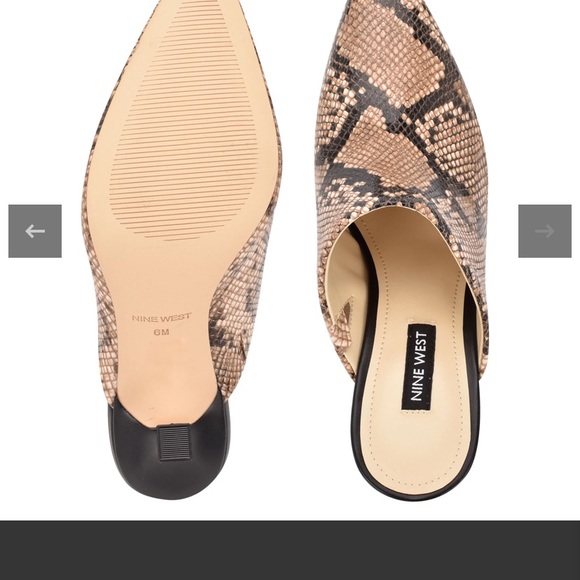 Nine west Ciao high heel mules shoes - Picture 5 of 8